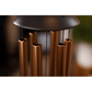 Polished Moon Meditation Chime 32 80 Cm 432 Hz Round Arch Bronze Mmc32B featuring natural patterning and unique variations - Luna Panther