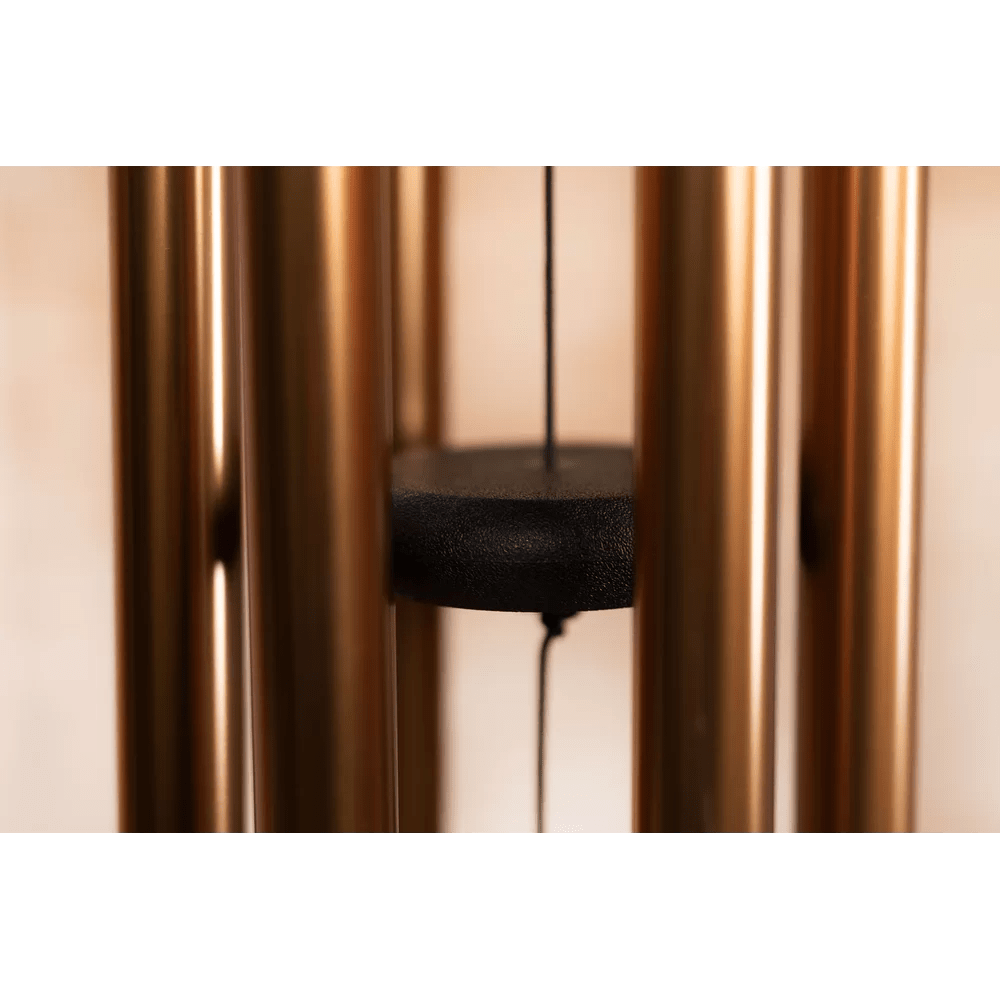 Polished Moon Meditation Chime 32 80 Cm 432 Hz Round Arch Bronze Mmc32B featuring natural patterning and unique variations - Luna Panther
