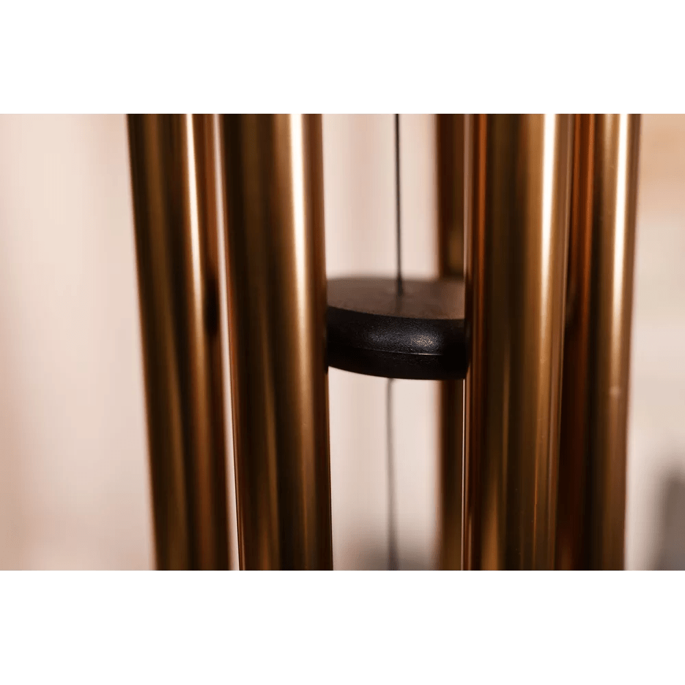 Polished Moon Meditation Chime 44 110 Cm 432 Hz Round Arch Bronze Mmc44B featuring natural patterning and unique variations - Luna Panther