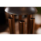 Polished Moon Meditation Chime 44 110 Cm 432 Hz Round Arch Bronze Mmc44B featuring natural patterning and unique variations - Luna Panther