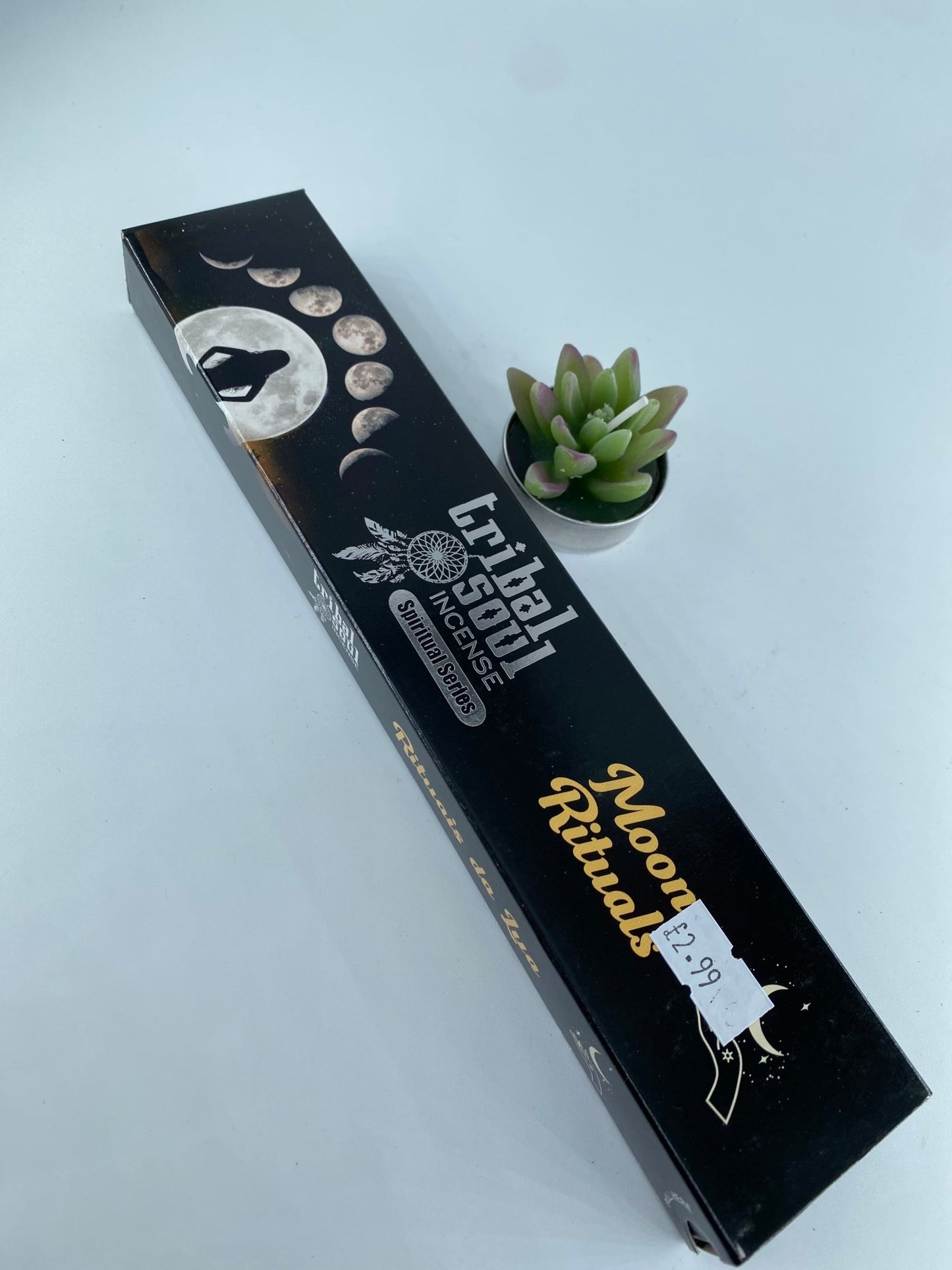 Polished Moon Rituals - Tribal Soul Incense featuring natural patterning and unique variations - Luna Panther