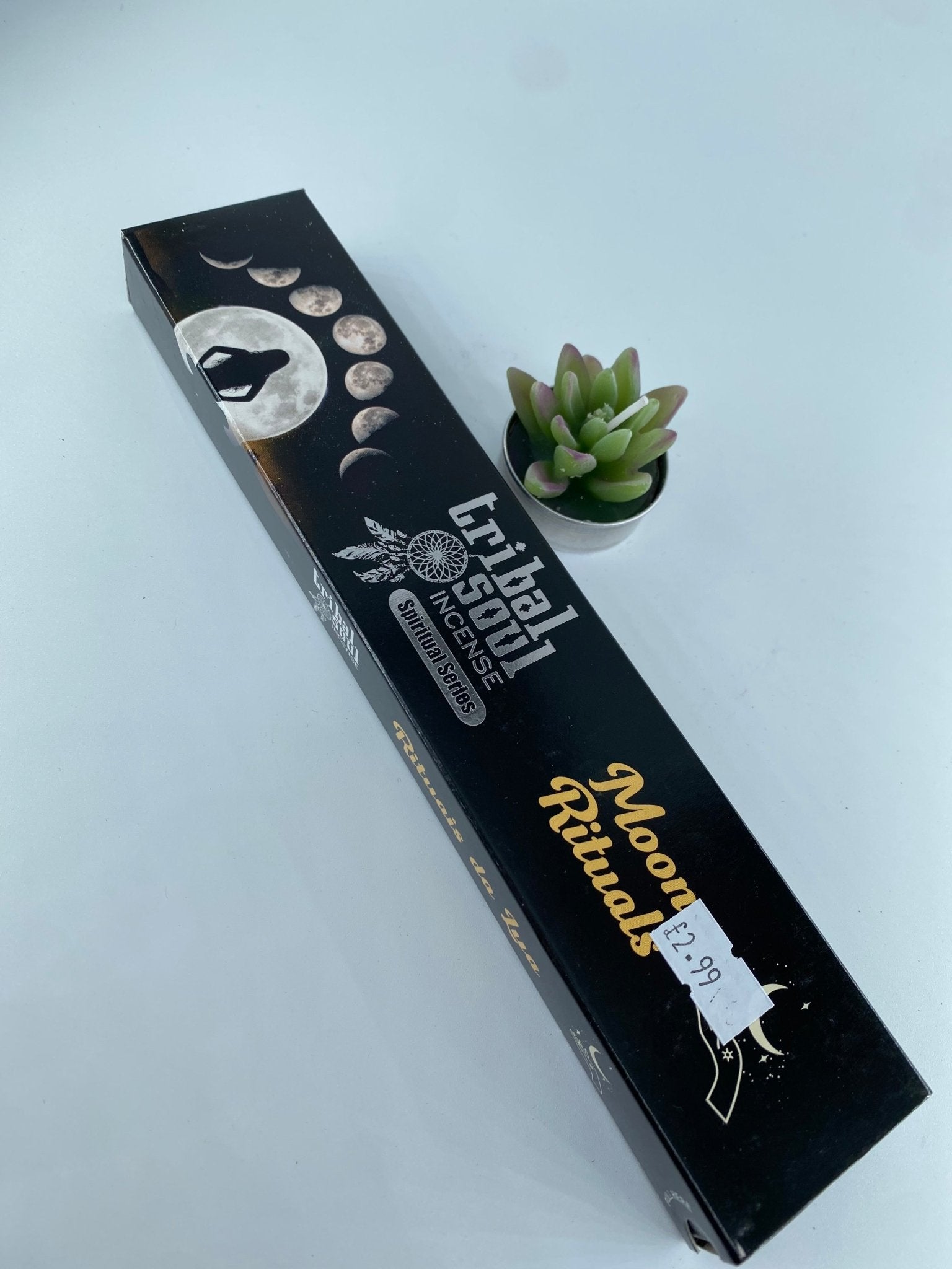 Polished Moon Rituals - Tribal Soul Incense featuring natural patterning and unique variations - Luna Panther