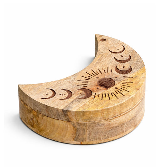 Moon Shaped Sliding Box - Luna Panther