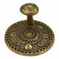 Mushroom Plate - Brass Effect - Incense Holder - Luna Panther