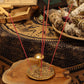 Mushroom Plate - Brass Effect - Incense Holder - Luna Panther