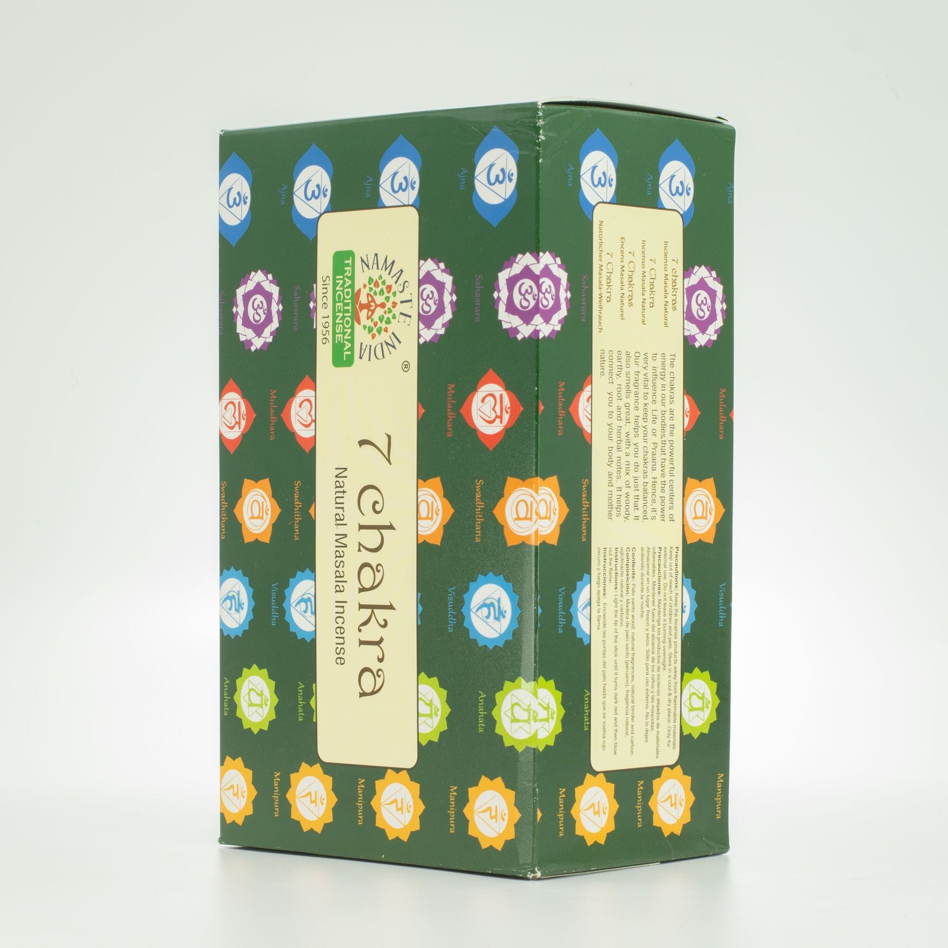 Namaste Mandala Masala Incense - 7 Chakra - Luna Panther