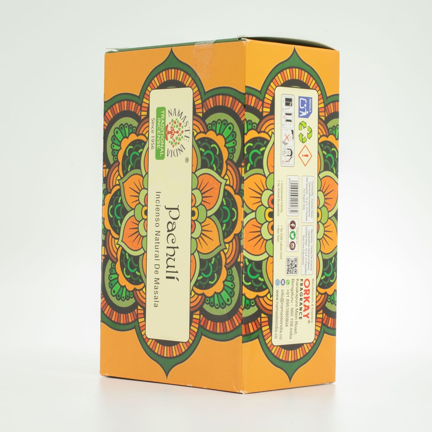 Namaste Mandala Masala Incense - Patchouli - Luna Panther