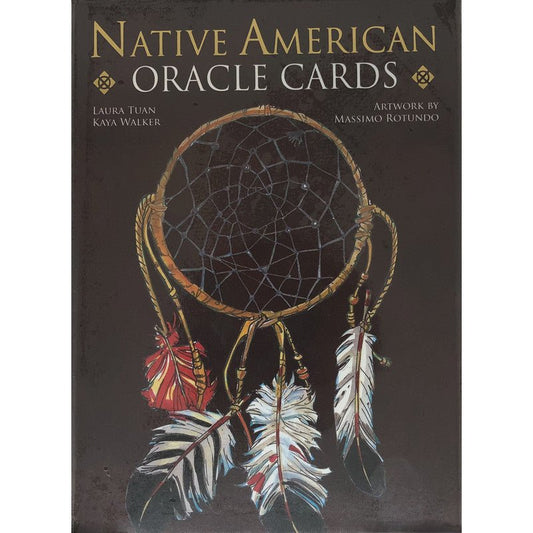 Polished Native American Oracle Cards featuring natural patterning and unique variations - Luna Panther