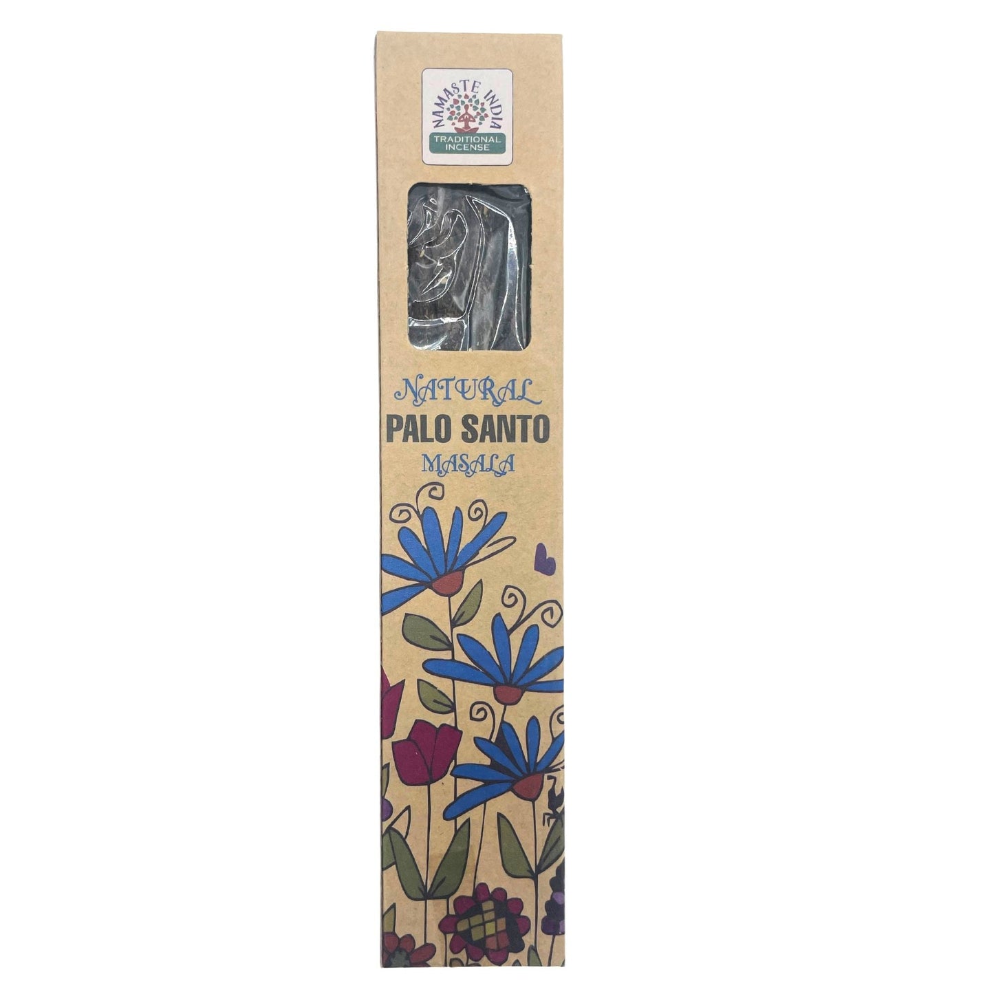 Polished Natural Botanical Masala Botanical Incense Palo Santo featuring natural patterning and unique variations - Luna Panther