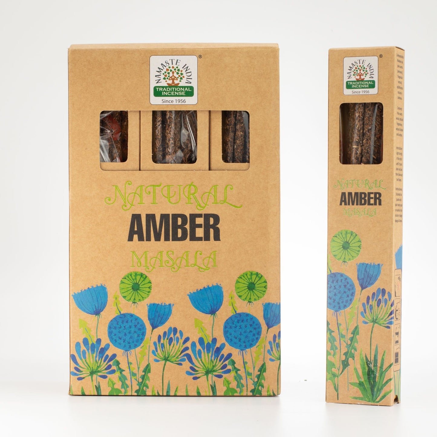 Natural Botanical Masala Incense - Amber - Luna Panther
