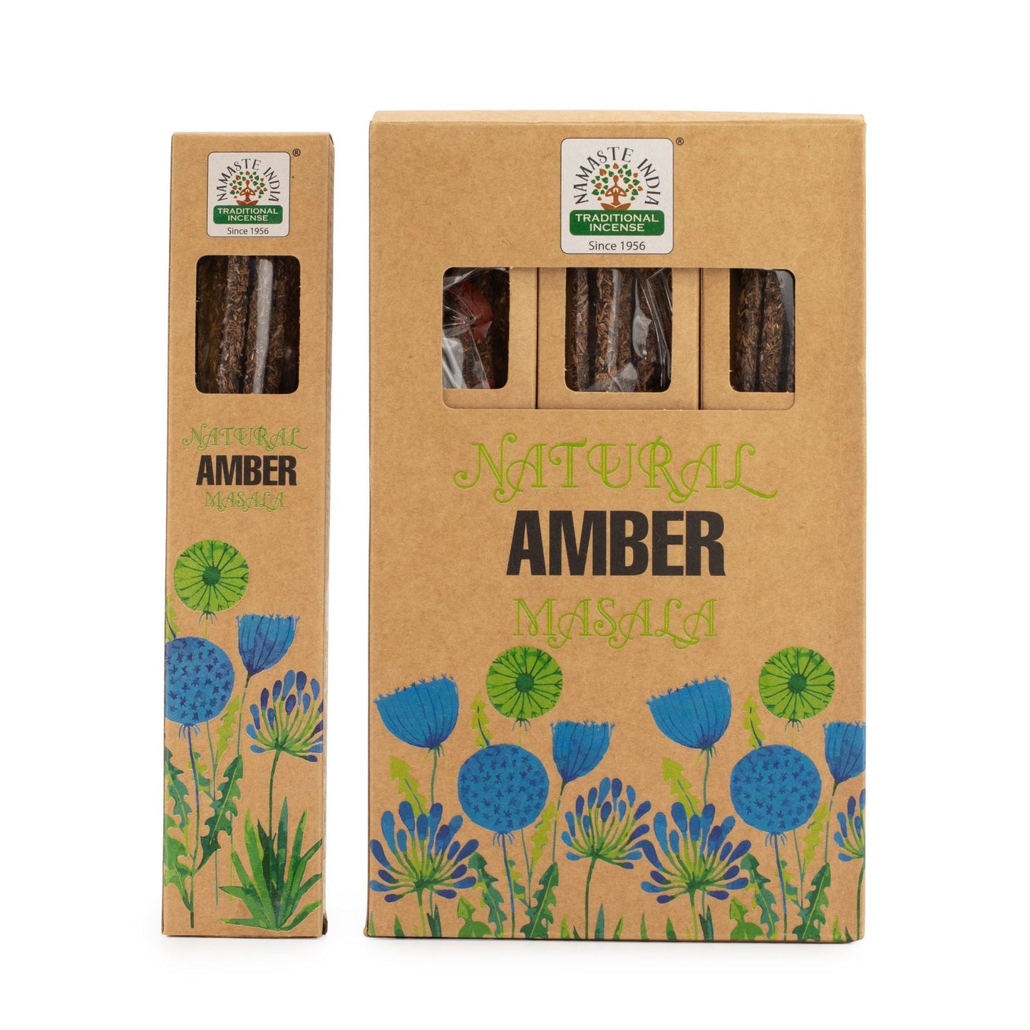 Natural Botanical Masala Incense - Amber - Luna Panther