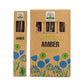 Natural Botanical Masala Incense - Amber - Luna Panther