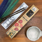 Polished Natural Botanical Masala Incense Sandalwood featuring natural patterning and unique variations - Luna Panther