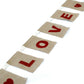 Natural Bunting I Love You (large with hearts) - Luna Panther