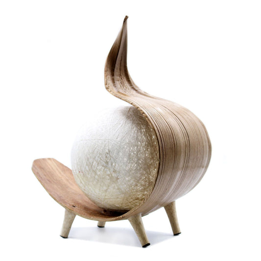 Natural Coconut Lamp - Chocolate Twist - Luna Panther