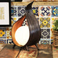Natural Coconut Lamp - Chocolate Wrapover Twist - Luna Panther