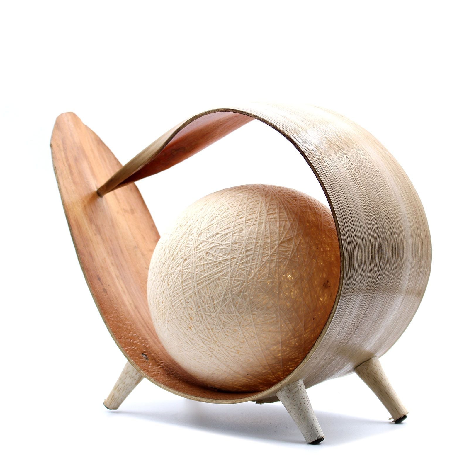 Natural Coconut Lamp - Natural Loop - Luna Panther