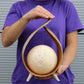 Natural Coconut Lamp - Natural Loop - Luna Panther