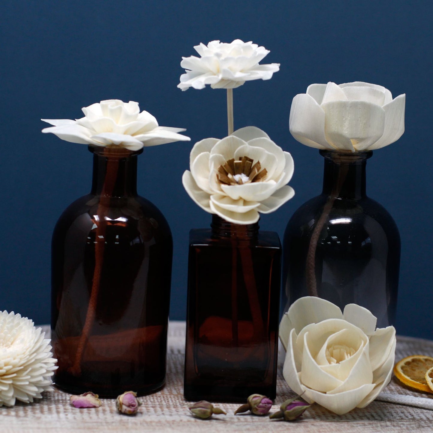 Natural Diffuser Flowers - Large Carnation on String - Luna Panther