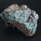 Natural Druzy Chrysocolla Dolomite with Malachite 172g - Luna Panther