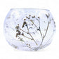 Natural Floral Glass - Bowl Candle Holder - Margarita - (8x10cm) - Luna Panther