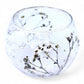 Natural Floral Glass - Bowl Candle Holder - Margarita - (8x10cm) - Luna Panther