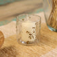 Natural Floral Glass - Straight Candle Holder - Margarita - (8x8cm) - Luna Panther