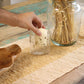 Natural Floral Glass - Straight Candle Holder - Margarita - (8x8cm) - Luna Panther