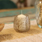 Natural Floral Glass - Straight Candle Holder - Pino - (10x9cm) - Luna Panther