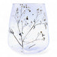 Natural Floral Glass - Vase Candle Holder - Margarita - (12x11cm) - Luna Panther