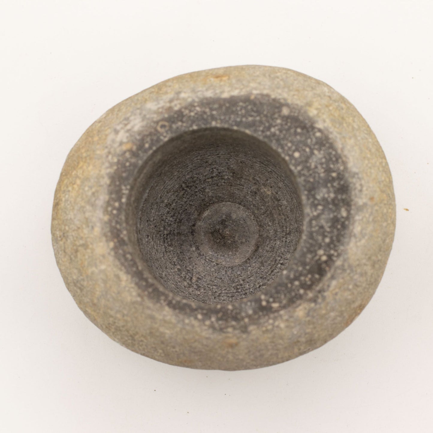 Natural Riverstone Decorative Pestle & Mortar - Large (approx. 15x12cm) - Luna Panther