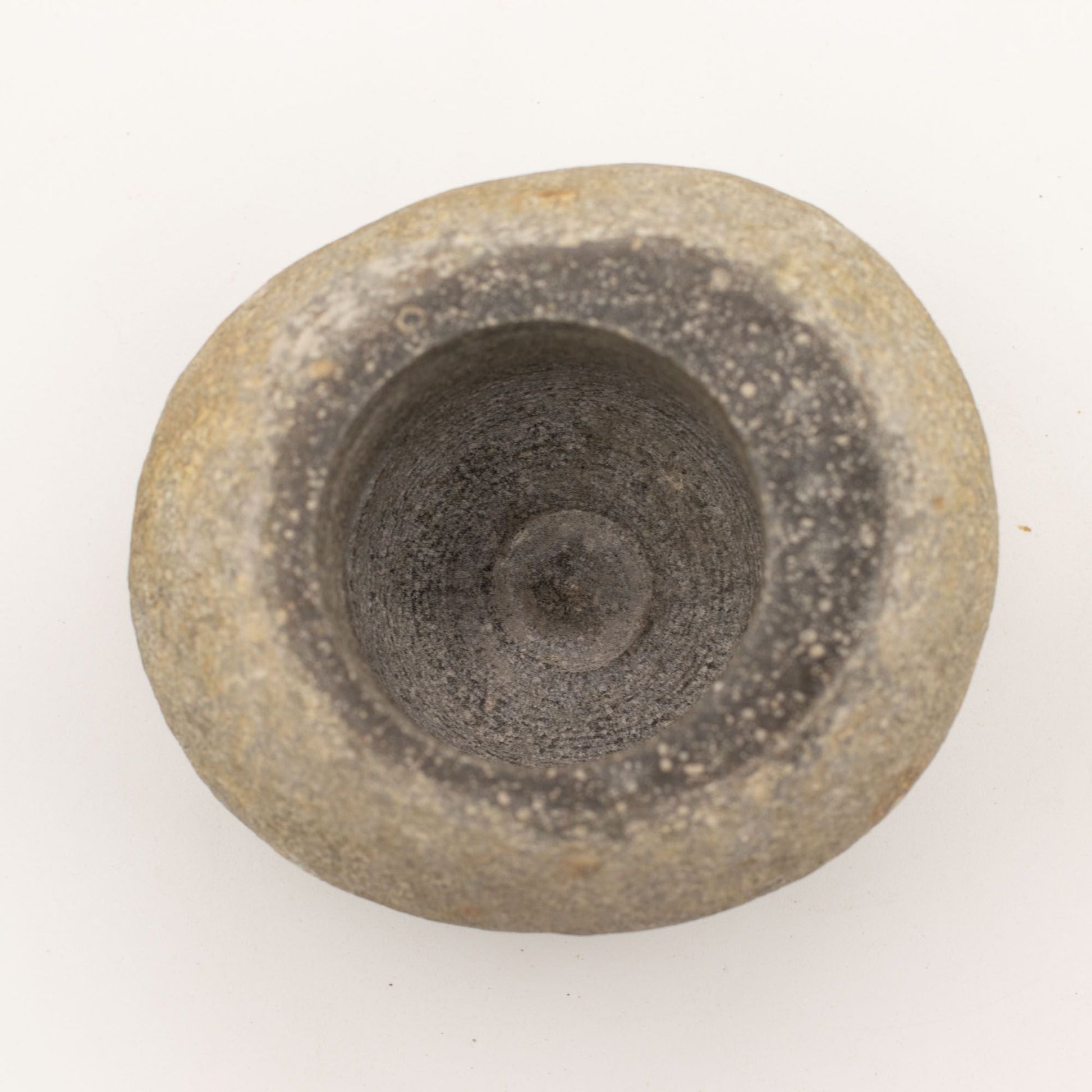 Natural Riverstone Decorative Pestle & Mortar - Large (approx. 15x12cm) - Luna Panther