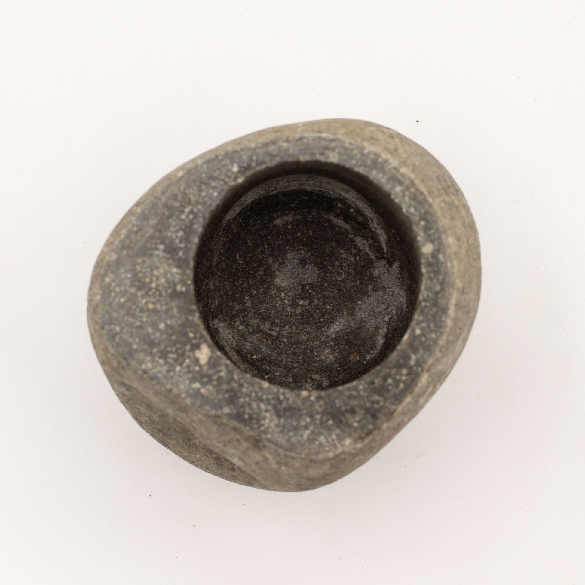 Natural Riverstone Decorative Pestle & Mortar - Medium (approx. 12x8cm) - Luna Panther