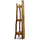 Natural Teak Corner Unit – 3 Shelves, 90 cm High — product, image 1 of 3.
