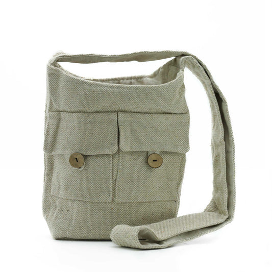 Polished Natural Tones Two Pocket Bags - Natural - Medium featuring natural patterning and unique variations - Luna Panther