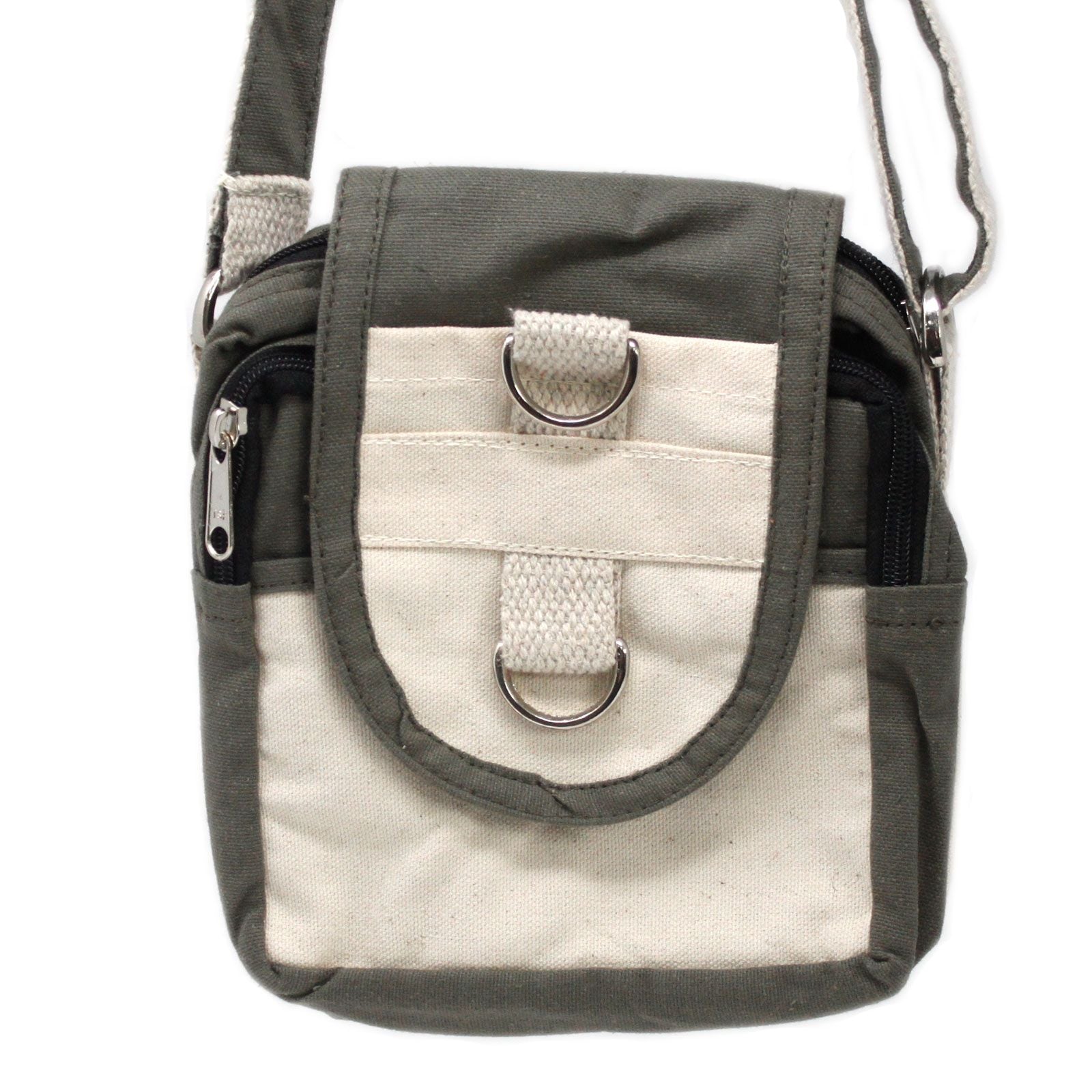 Polished Natural Travel Bag - Charcoal featuring natural patterning and unique variations - Luna Panther