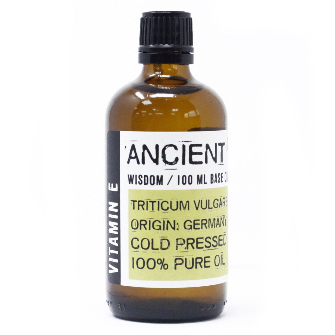 Polished Natural Vitamin E Oil - 100ml featuring natural patterning and unique variations - Luna Panther
