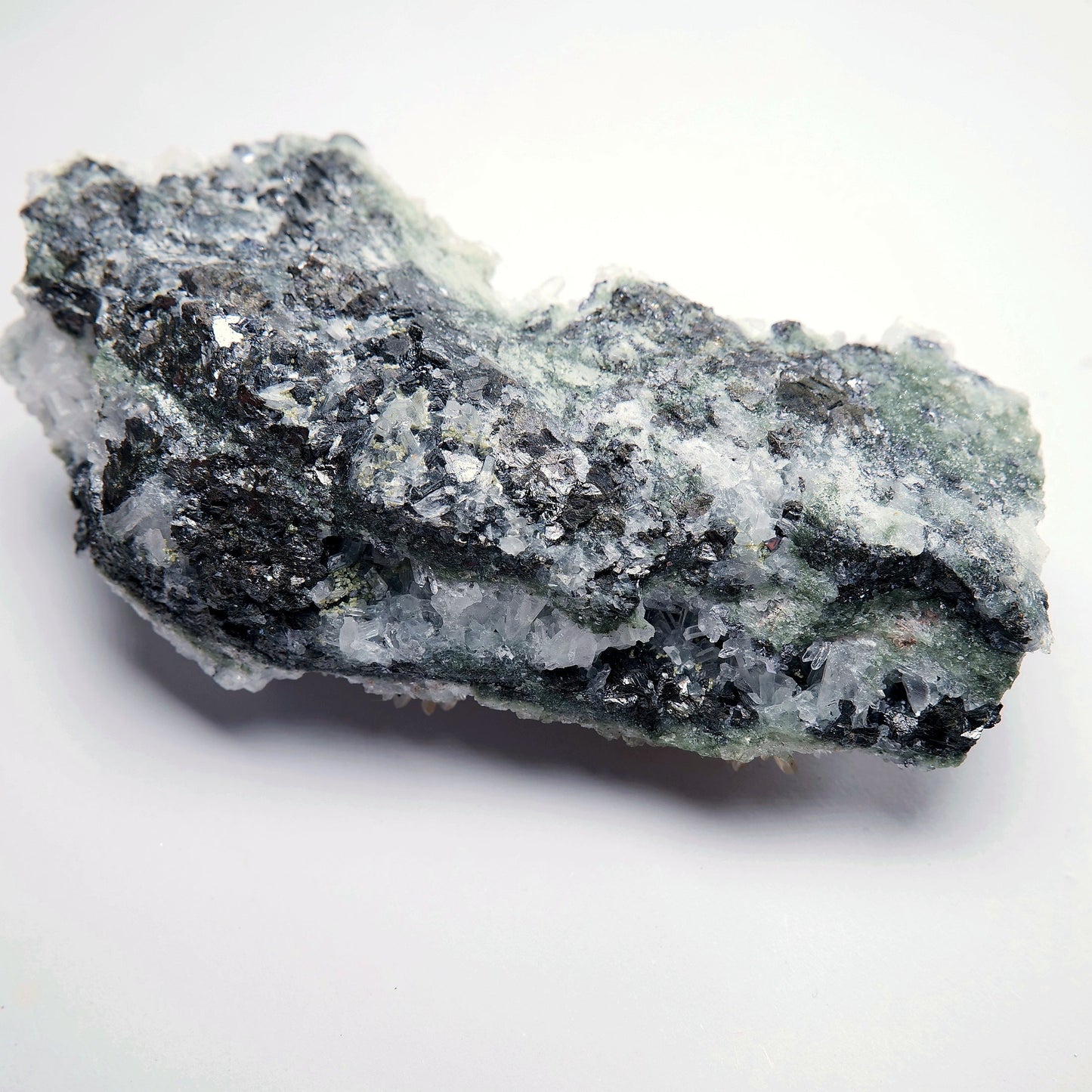 Needle Quartz with Pyrite on Matrix - 215g - Luna Panther