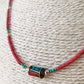 Nepalese Extra Fine Gem Necklace - Coral Tribal Bead - Luna Panther