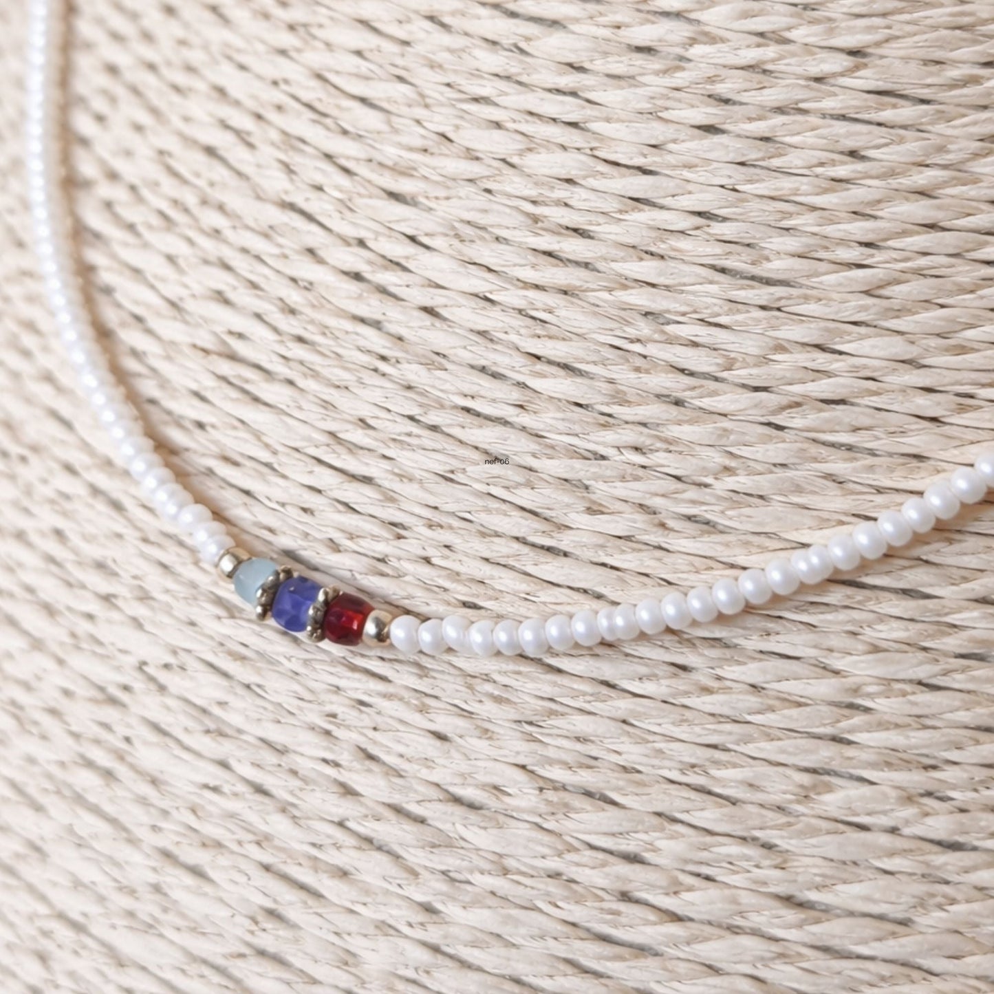 Nepalese Extra Fine Gem Necklace - Pearl & Cut Beads - Luna Panther
