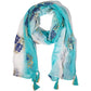 Nomad Sari Aqua Fish Scarf - Turquoise (180x50cm) - Luna Panther