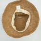 Nomad Sari Floppy Straw Sun Hat - Coffee & Daisies - Luna Panther