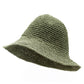 Nomad Sari Floppy Straw Sun Hat - Moss Green - Luna Panther