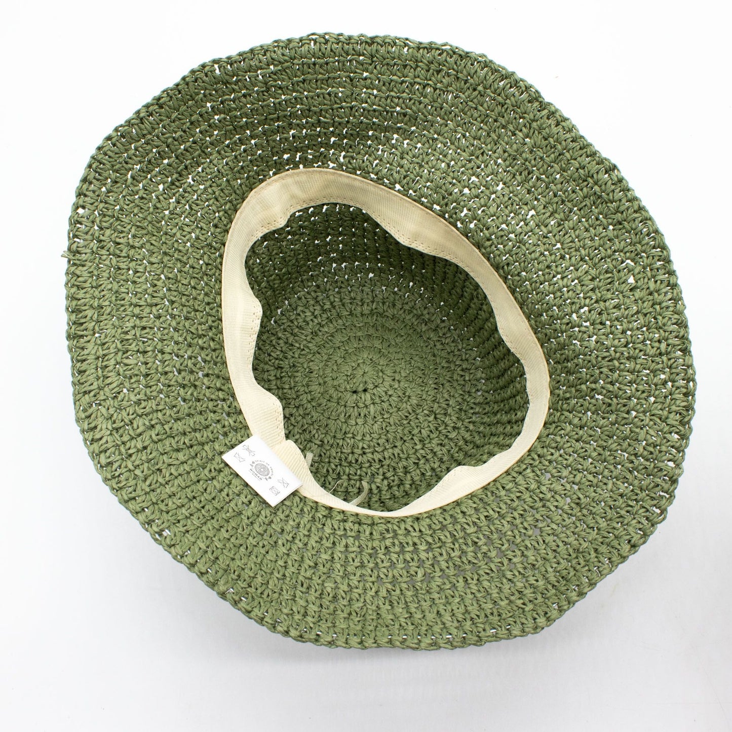 Nomad Sari Floppy Straw Sun Hat - Moss Green - Luna Panther