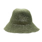 Nomad Sari Floppy Straw Sun Hat - Moss Green - Luna Panther