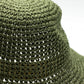 Nomad Sari Floppy Straw Sun Hat - Moss Green - Luna Panther