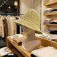 Nomad Sari Floppy Straw Sun Hat - Natural Beige - Luna Panther
