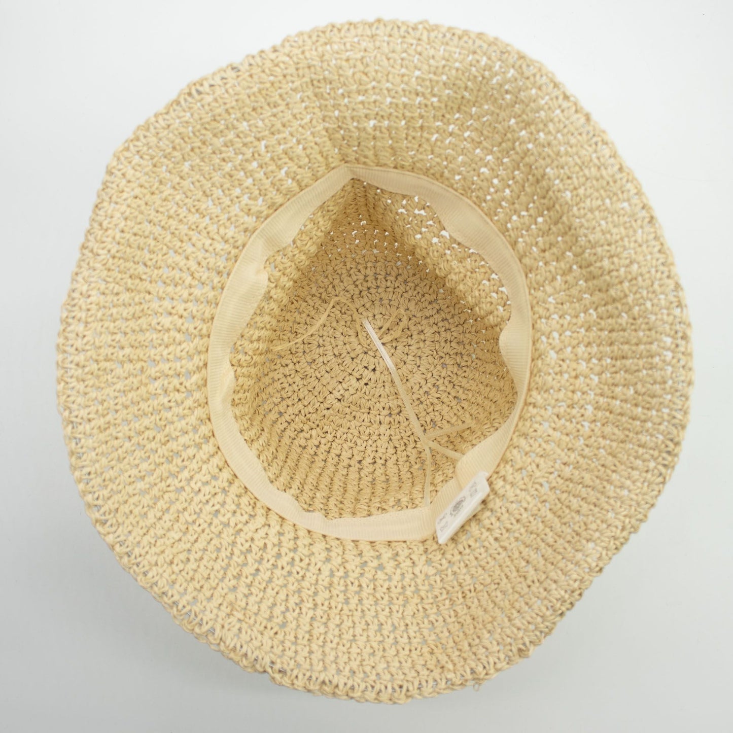 Nomad Sari Floppy Straw Sun Hat - Natural Beige - Luna Panther