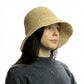 Nomad Sari Floppy Straw Sun Hat - Natural Beige - Luna Panther