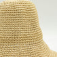 Nomad Sari Floppy Straw Sun Hat - Natural Beige - Luna Panther
